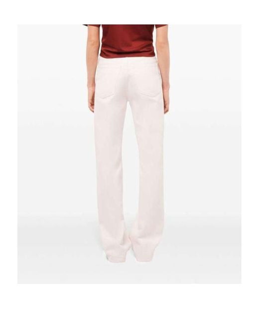 Rabanne White Paillette-Embellished Flared Denim Jeans