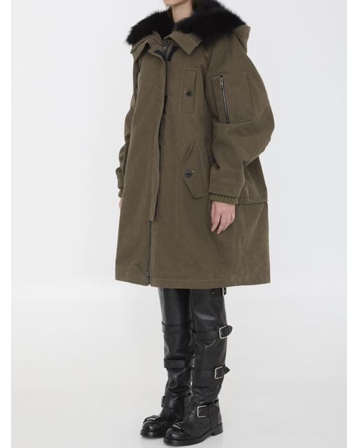 Dolce & Gabbana Green Parkas