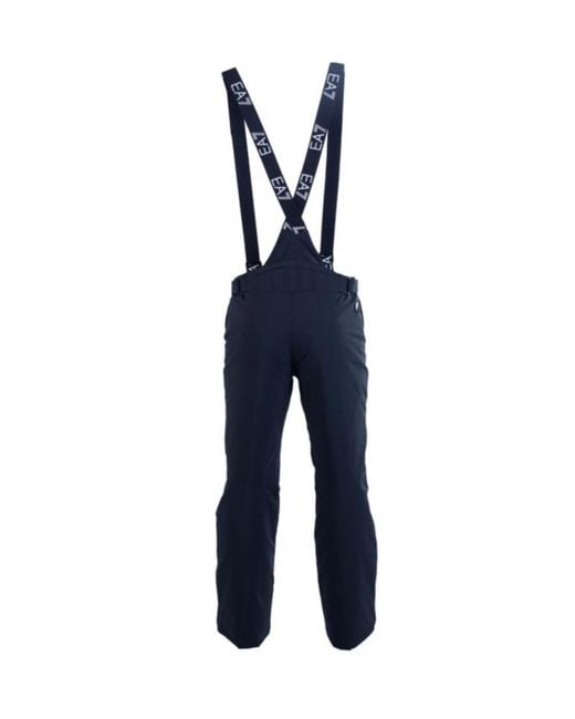 EA7 Blue Logo Straight Jumpsuit for men