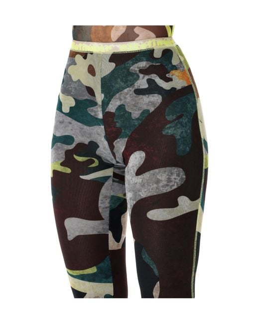 OTTOLINGER Black Otto Mesh Print Pants