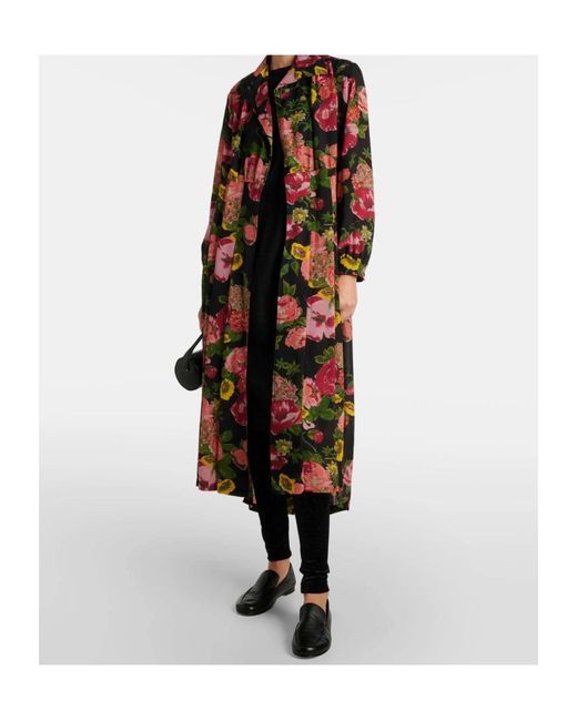 Junya Watanabe Multicolor Long-Sleeved Knitted Midi Dress