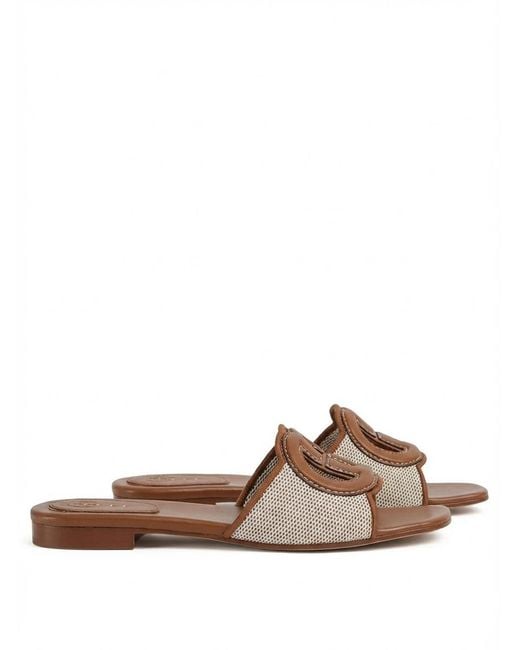 Gucci Brown Interlocking G Slide Sandals