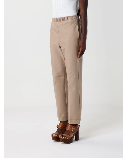Max Mara Natural Elastic Waist Casual Pants