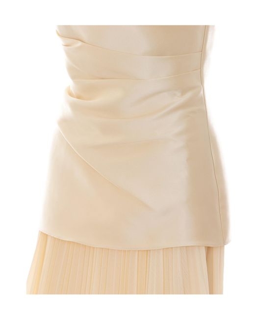 Solace London Natural Claudette Maxi Dress