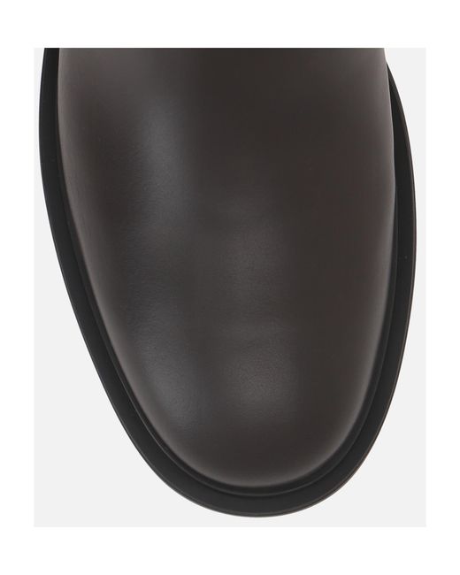 Gianvito Rossi Black Moka Round Toe Boots