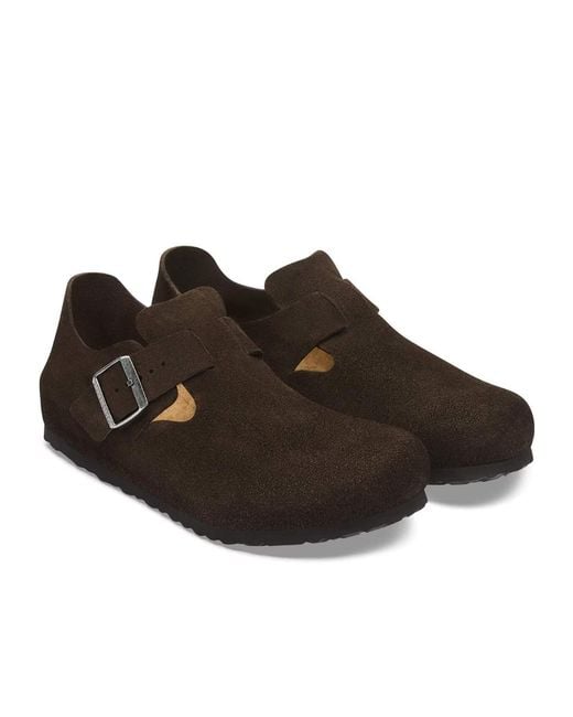 Birkenstock Brown London Suede Leather for men