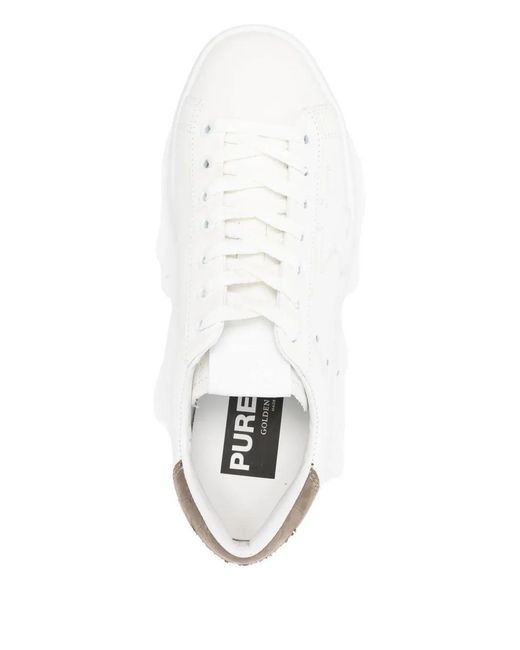 Golden Goose Deluxe Brand White Star-Detail Sneakers