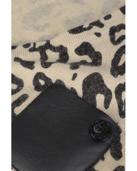 Giorgio Armani Black V-Neck Pullover