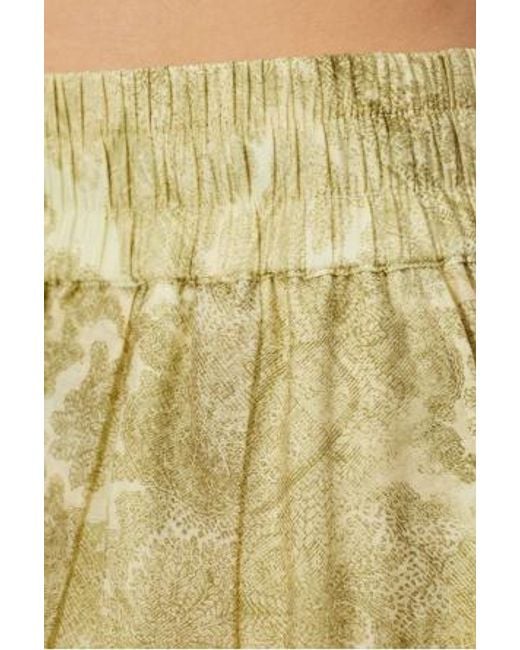 AllSaints Natural Isla Printed Drawstring Shorts
