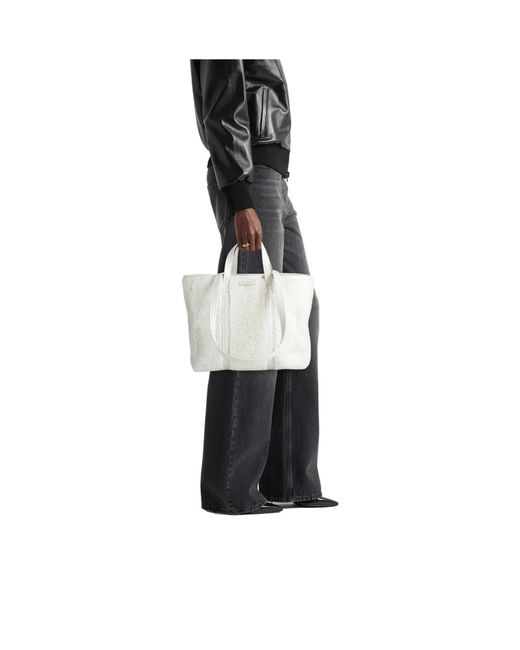 Balenciaga White Large Tote Bag