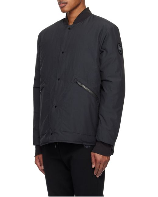 Canada Goose Black Boswell Bomber Jacket for men