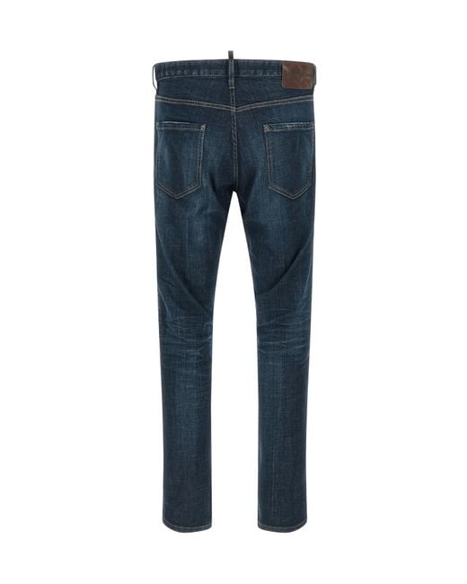 DSquared² Blue Wash Teddy Jeans for men