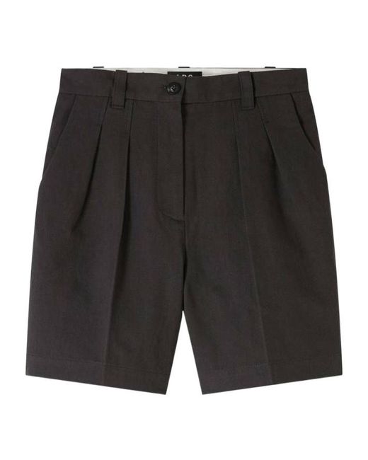 A.P.C. Black Belt Loop Shorts
