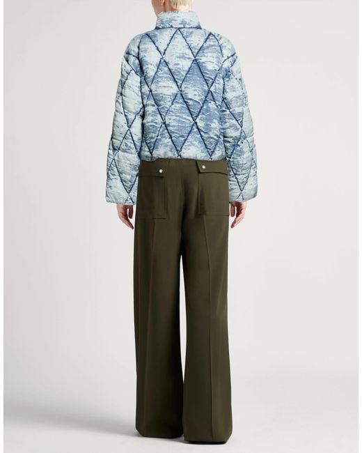 DIESEL Blue Thick Two-Tone Cotton Coat