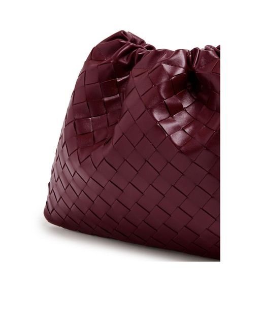 Bottega Veneta Red Intrecciato Calfskin Medium Dustbag