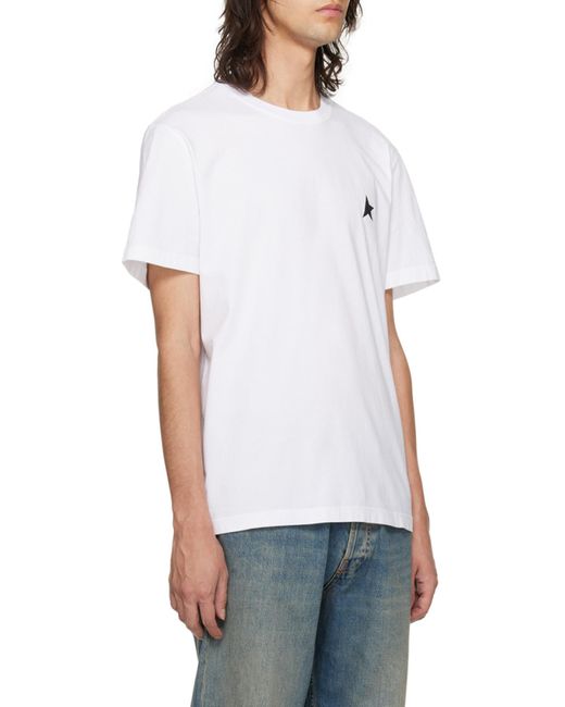 Golden Goose Deluxe Brand White Star Printed Crewneck T-Shirt for men