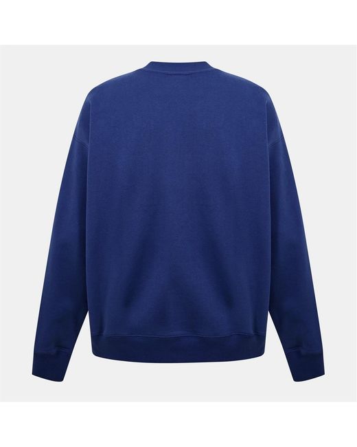 Off-White c/o Virgil Abloh Blue Skate Crew Sweatshirt for men