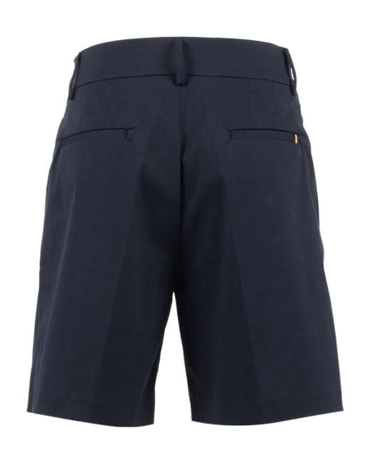 K-Way Blue Nive Twill Tech Bermuda Shorts