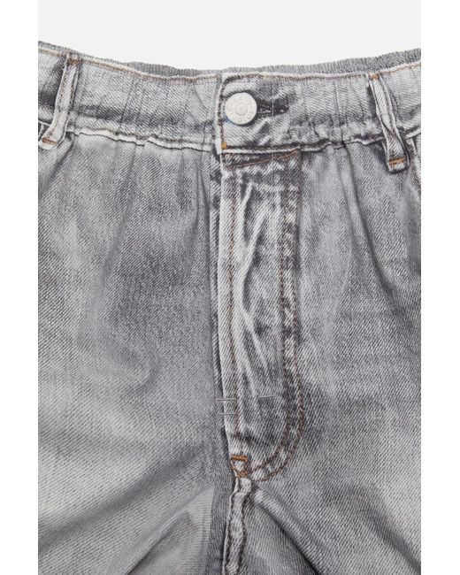 Acne Gray Printed Shorts