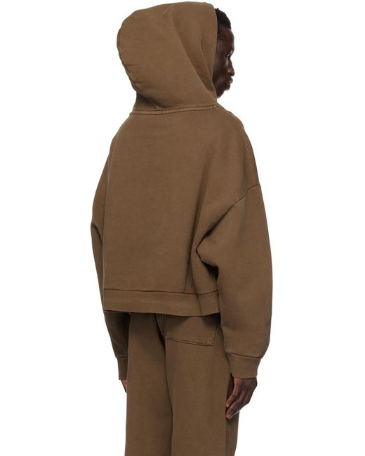 Entire studios Brown Heavy Long Sleeved Hoodie
