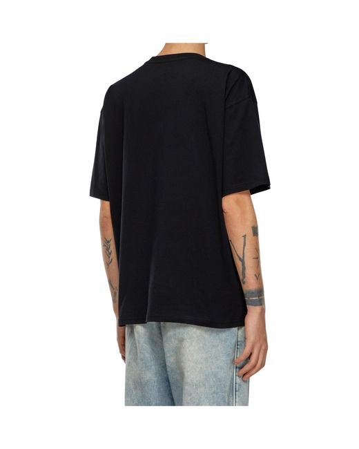 DIESEL Black T-Boxt-D Crewneck T-Shirt for men
