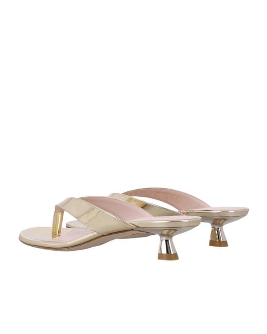 Stuart Weitzman Multicolor Flip-Flops And High-Heeled Sandals