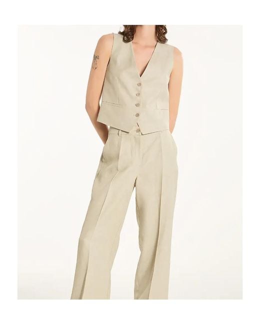 P.A.R.O.S.H. Gray Button-Up Vest
