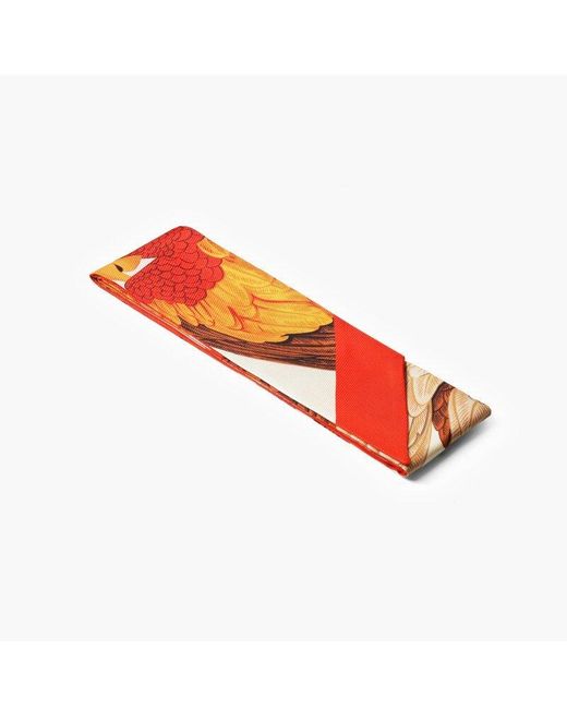 Ferragamo Red Logo Scarf