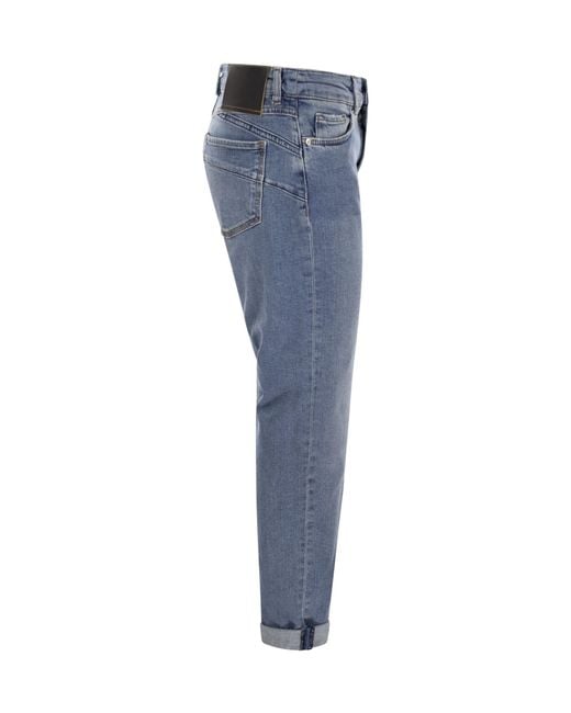 Sportmax Blue Navata Boyfriend Jeans
