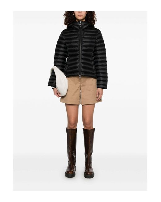 Moncler Black Ige Logo Patch Zip-Up Jacket