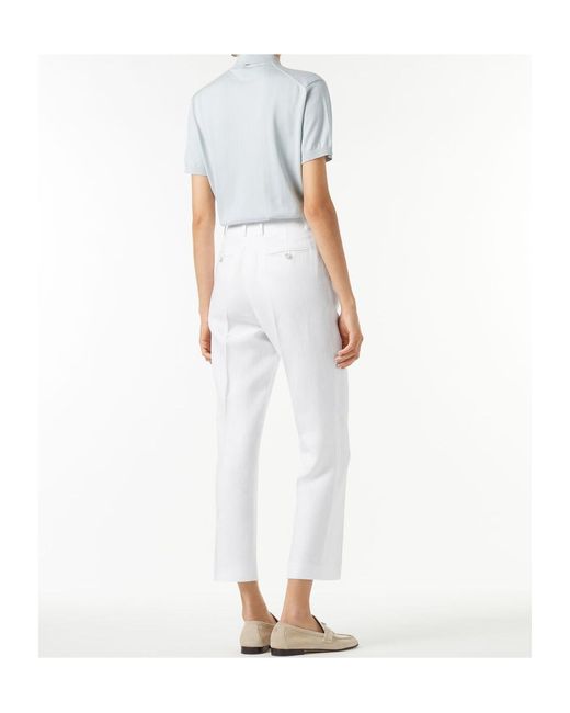 Loro Piana White Regular Fit Polo Shirt