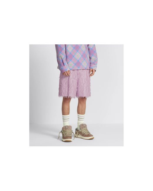 Dior Purple By Erl Bermuda Shorts for men