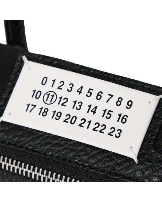 Maison Margiela Black Solid Color Crossbody Bag