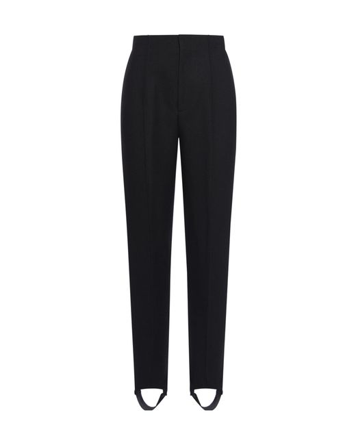 Bottega Veneta Black Structured Stirrup Pants