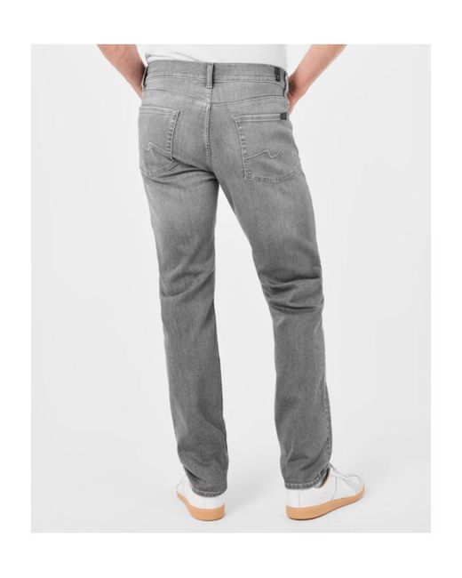 7 For All Mankind Gray Belt Loops Jeans for men