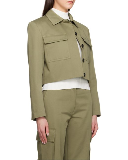 Anine Bing Natural Cropped Jacket