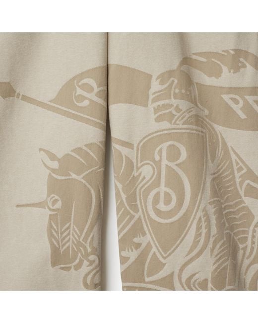 Burberry Natural Ekd Printed Straight-Leg Jeans for men