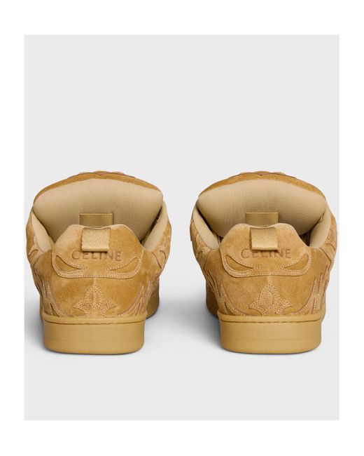 Céline Brown Huntington Low Lace-Up Sneaker for men