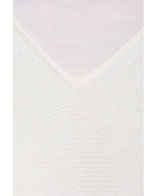 Lisa Yang White Nyna Sleeveless Knitted Dress