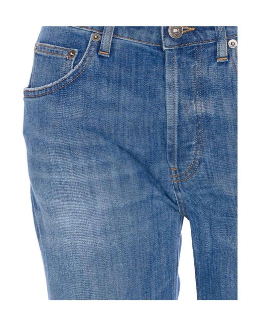 Dondup Blue Five-Pocket Jeans