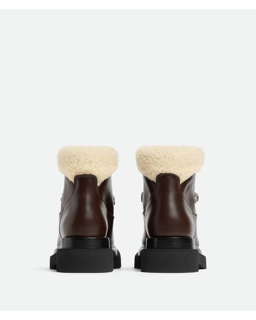 Bottega Veneta Brown Lug Hiking Ankle Boots