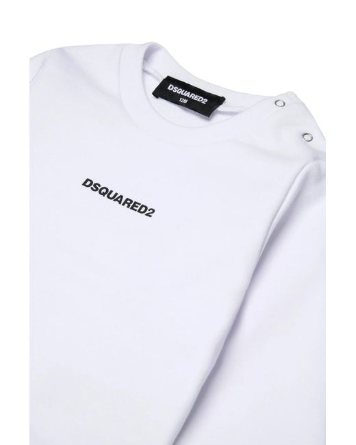 DSquared² White Logo-Print Tracksuit Set