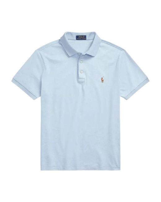 Ralph Lauren Blue Polo Classic Polo Shirt for men