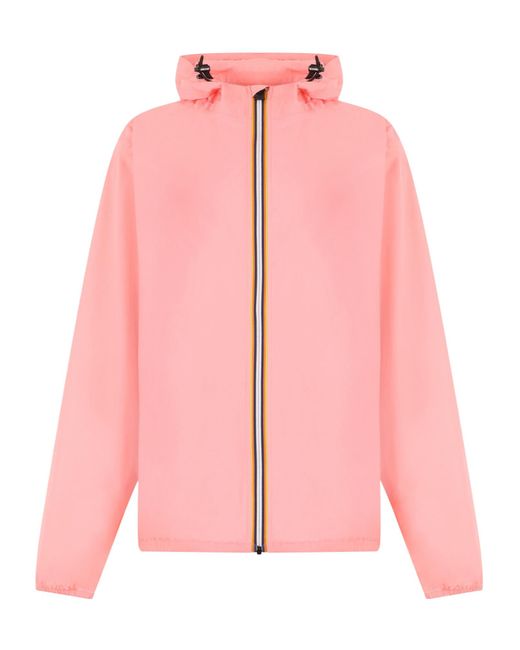 K-Way Pink Le Vrai 4.0 Zip Hooded Jacket for men