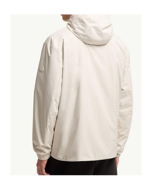 Moncler White Trelatete Hooded Down Jacket for men