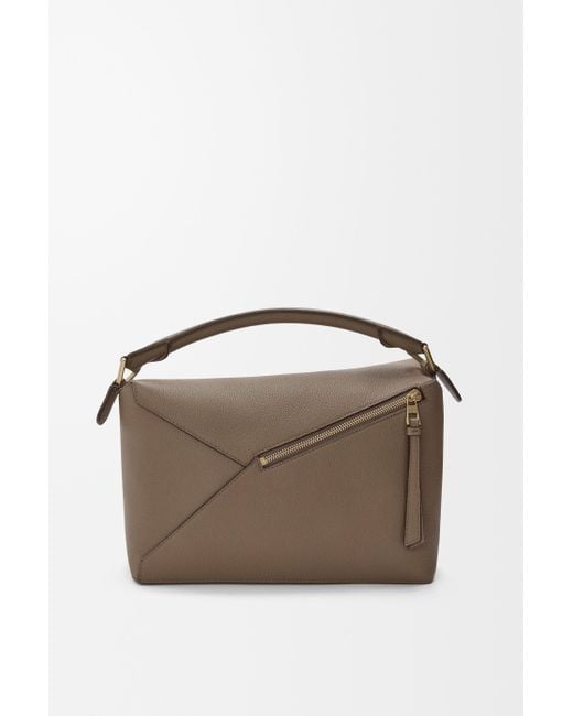 Loewe Brown Medium Puzzle Edge Bag