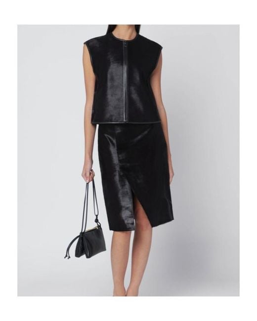 Loulou de Saison Black Sleeveless Vest