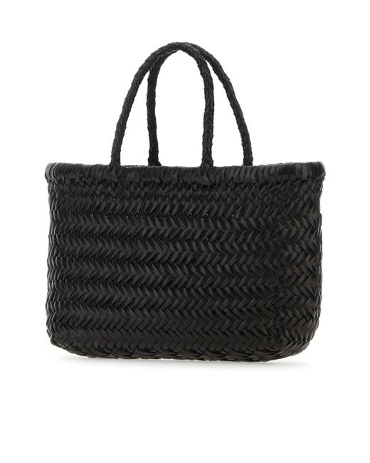 Dragon Diffusion Black Flat Gora Mini Tote Bag