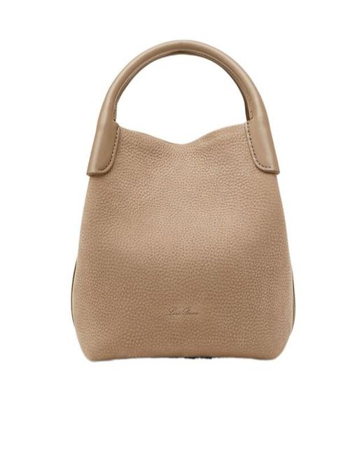Loro Piana Natural Small Shoulder Bag