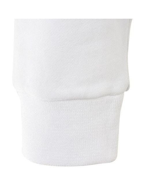 Zegna White Pattern Printed Hooded Sweater for men